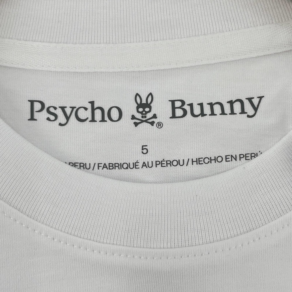 Psycho Bunny Serge Embroidered Graphic Men's Tee 5 | Medium - Picture 8 of 12